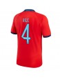 England Declan Rice #4 Replika Borta Kläder VM 2022 Kortärmad
